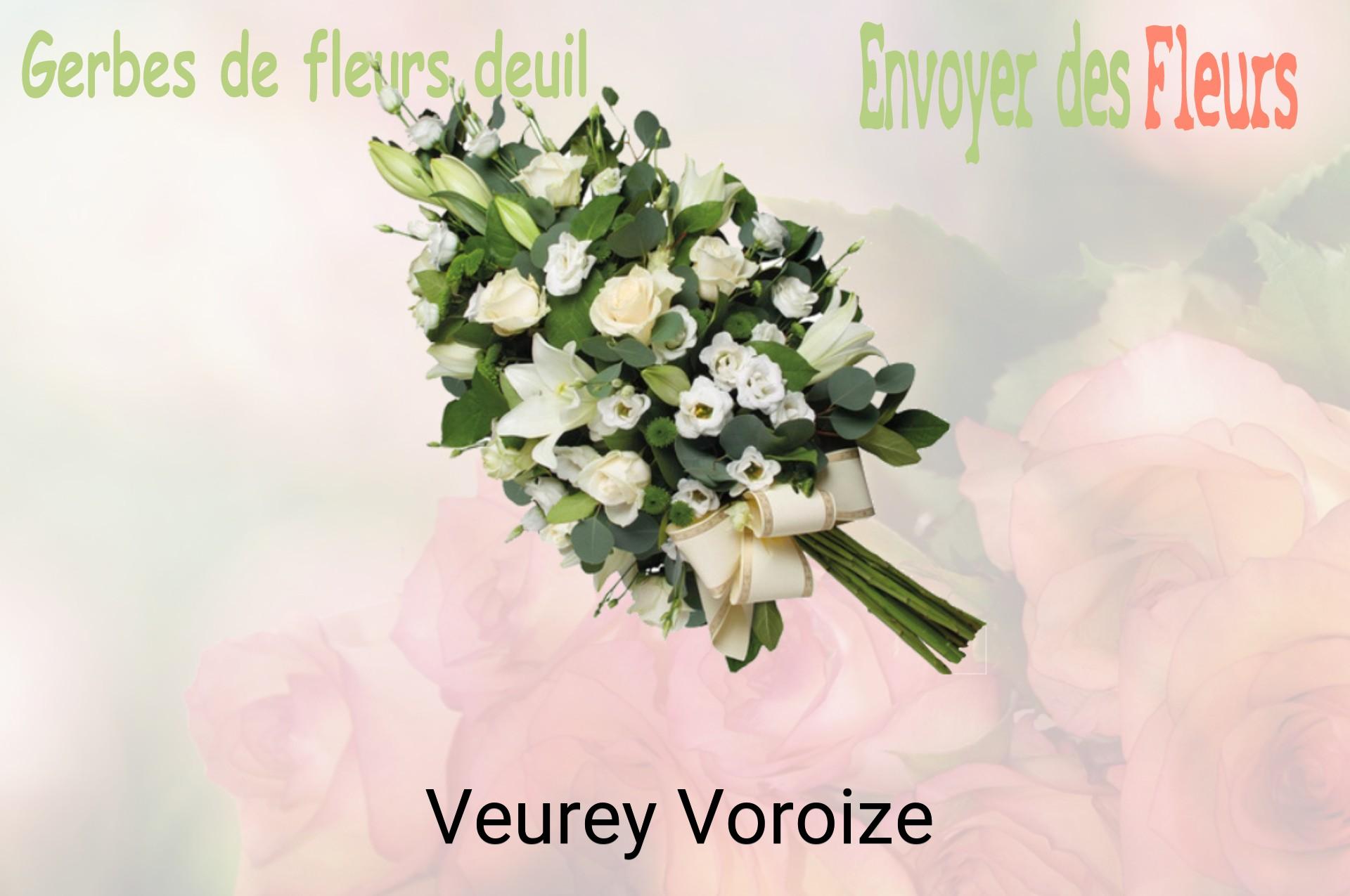 Gerbe de fleurs de deuil livrée à Veurey-Voroize